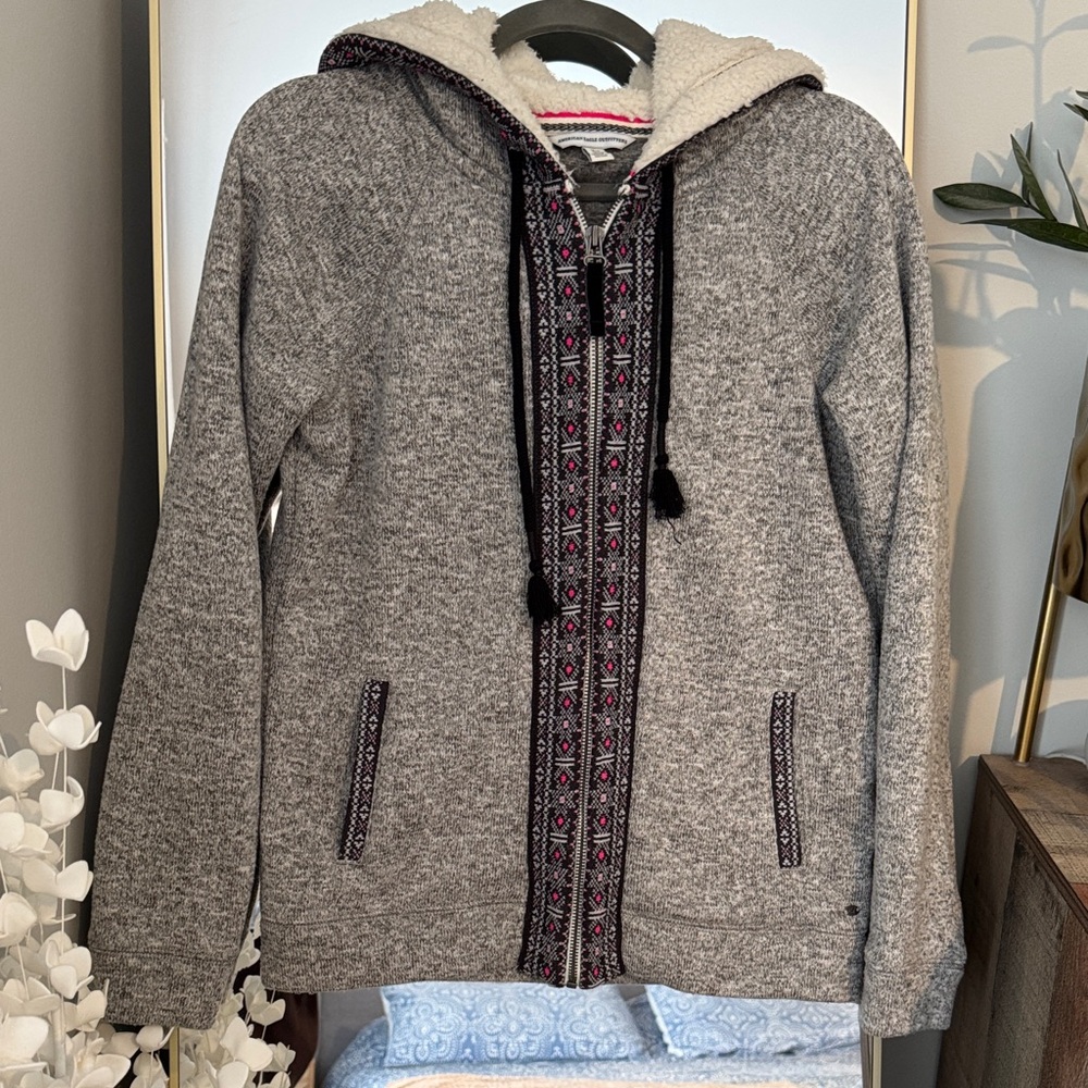 Women’s AE Hoodie with Patterned Trim